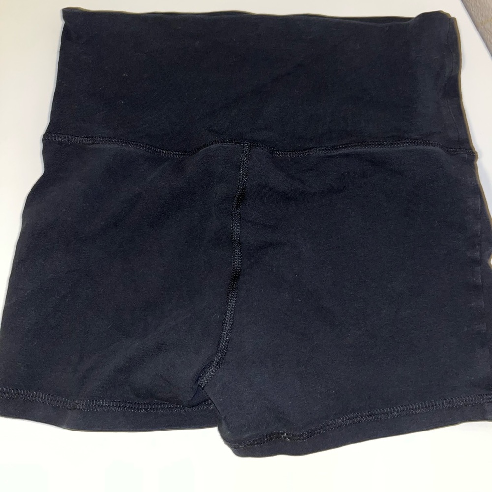 black athletic short